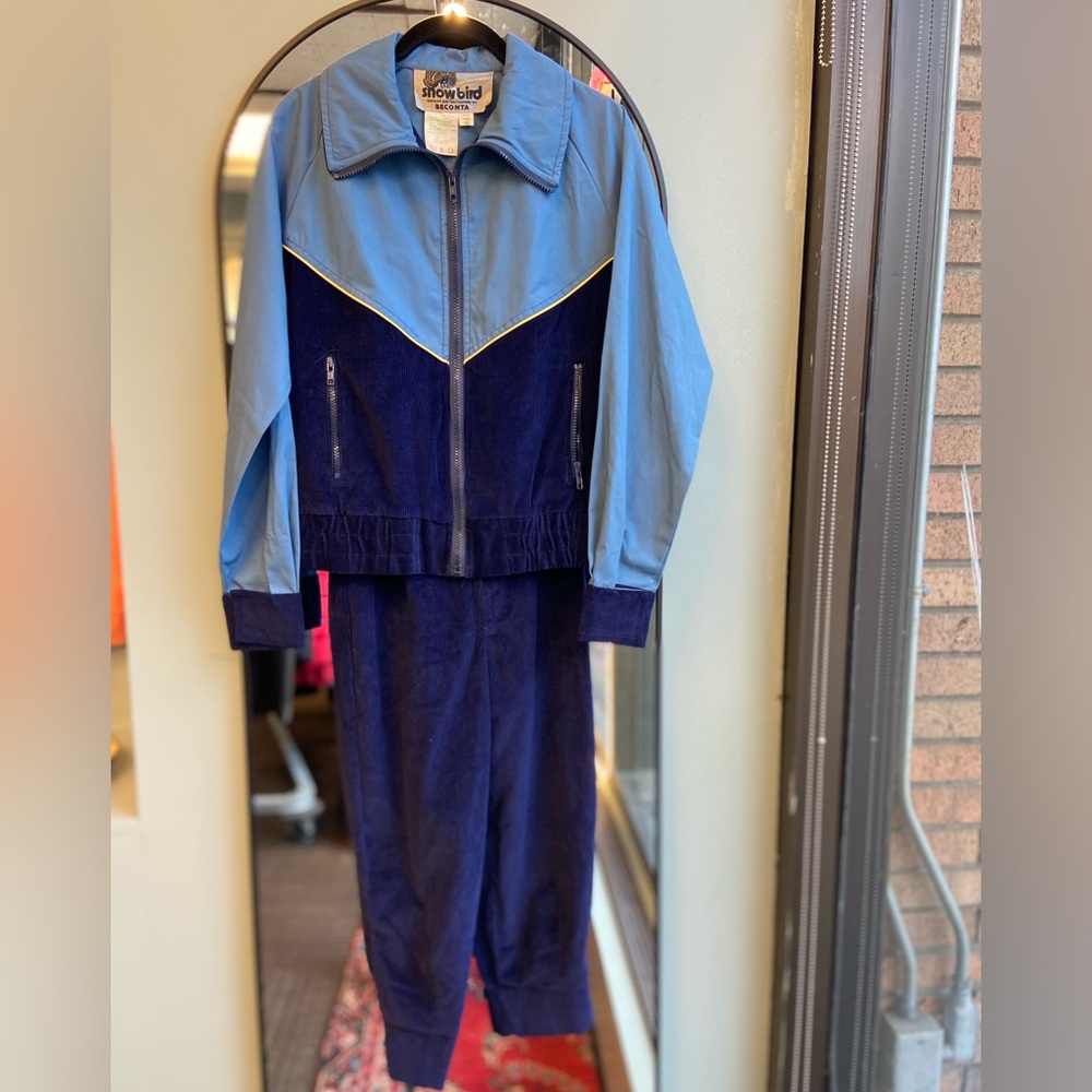 Vintage Snowbird for Beconta Ski Suit